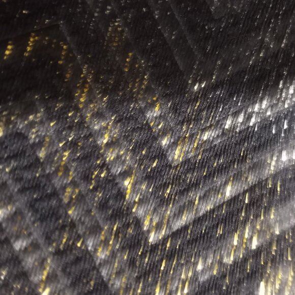 STYLE RACK BLUE/BLACK GOLD SHIMMER MINI DRESS WOMEN SIZE M - Picture 3 of 8